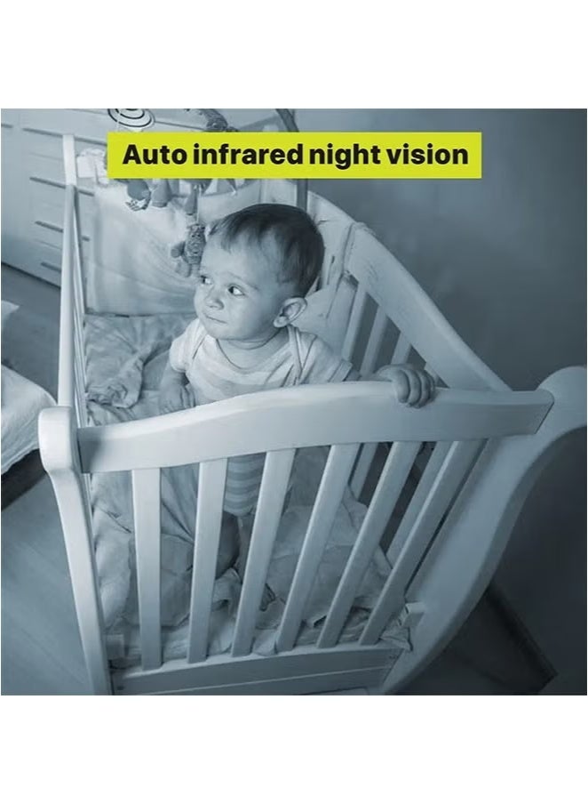 ZONBON 5.0 Inch Baby Monitor with Camera Wireless Video Nanny Security Night Vision Temperature Sleep Camera baby monitor - Image 4