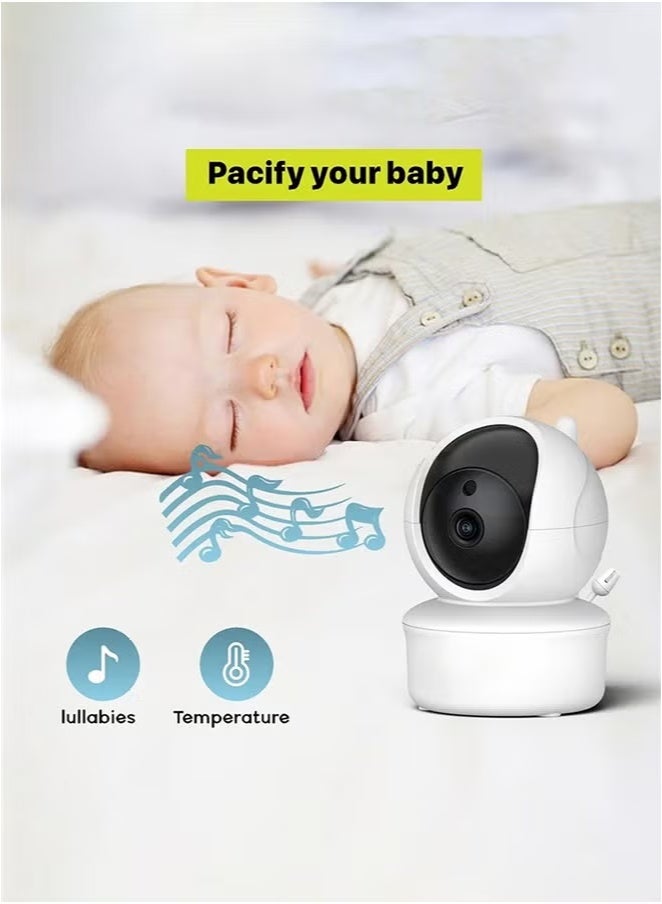 ZONBON 5.0 Inch Baby Monitor with Camera Wireless Video Nanny Security Night Vision Temperature Sleep Camera baby monitor - Image 3