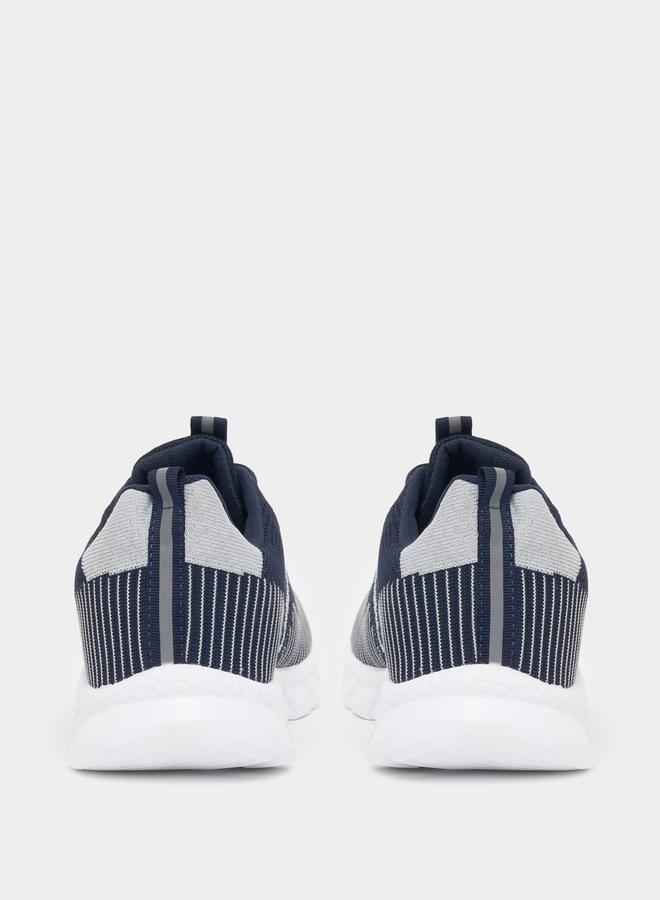 Styli Textured Gripped Sole Lace Up Sneakers  - Image 4