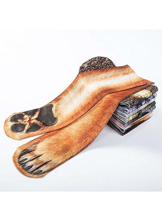 FreeNFond Funny Animal Paw Socks Gag Gifts for White Elephant Gift Exchange, Dog, One Size - Image 5