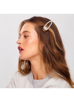 Kitsch Kitsch Large Rhinestone Hair Clips for Women, Elegant Gold Hair Clip, Easy to Open Alligator Hair Clips, Pretty Metal Hair Clips for Styling Short Hair, Cute Hair Clips for All Hair Types, 1pc Gold  - Image 3