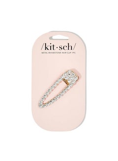 Kitsch Kitsch Large Rhinestone Hair Clips for Women, Elegant Gold Hair Clip, Easy to Open Alligator Hair Clips, Pretty Metal Hair Clips for Styling Short Hair, Cute Hair Clips for All Hair Types, 1pc Gold  - Image 2