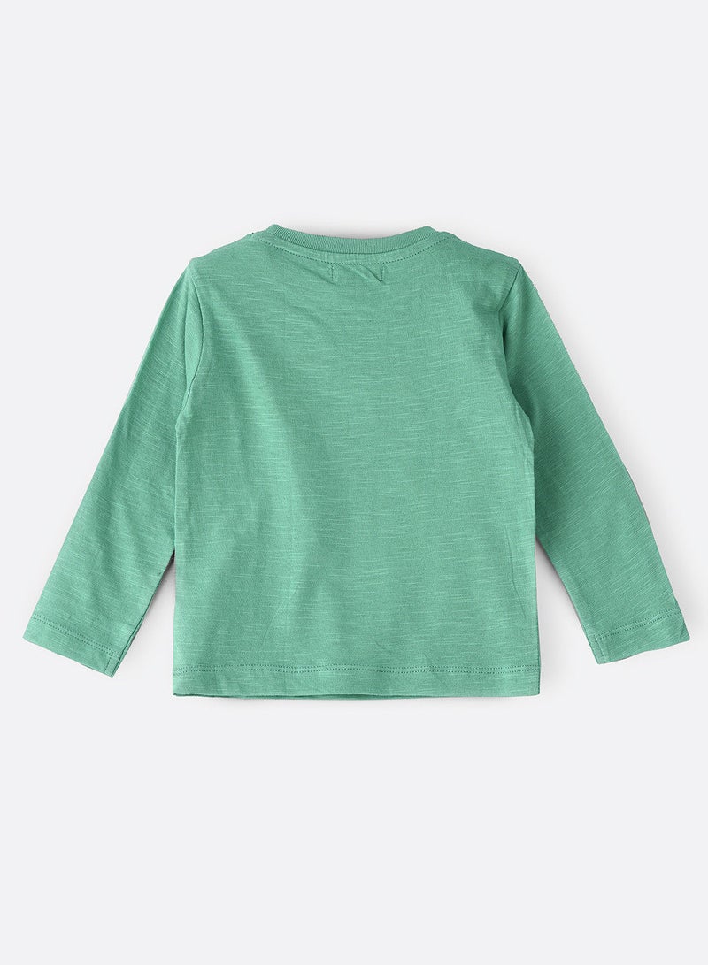 JAM Knit full sleeve  t-shirt with sequins work at front - Image 2