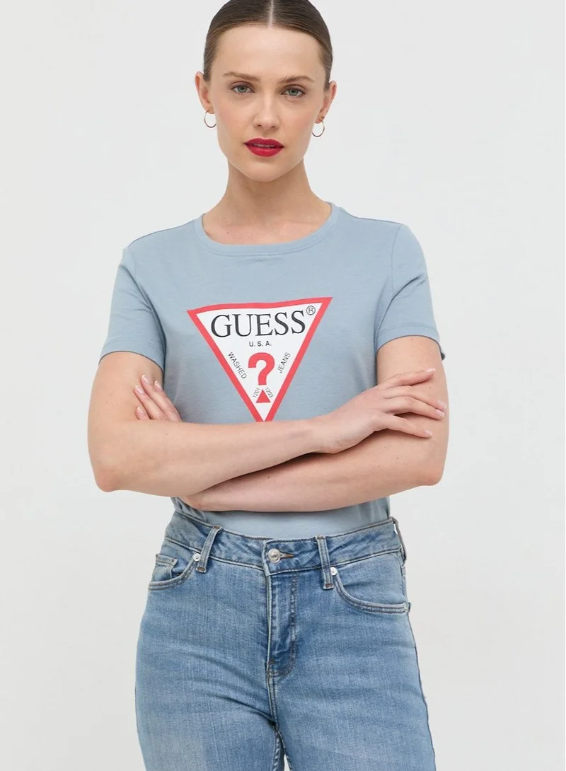 GUESS Crew Neck Graphic T-Shirt