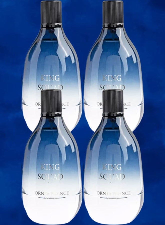 كينج 4 قطع عطر كينغ سكواد بورن إن فرانس 100 مل - Image 1