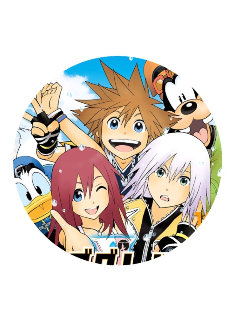 Kingdom Hearts Printed Mousepad Red/Brown/Blue