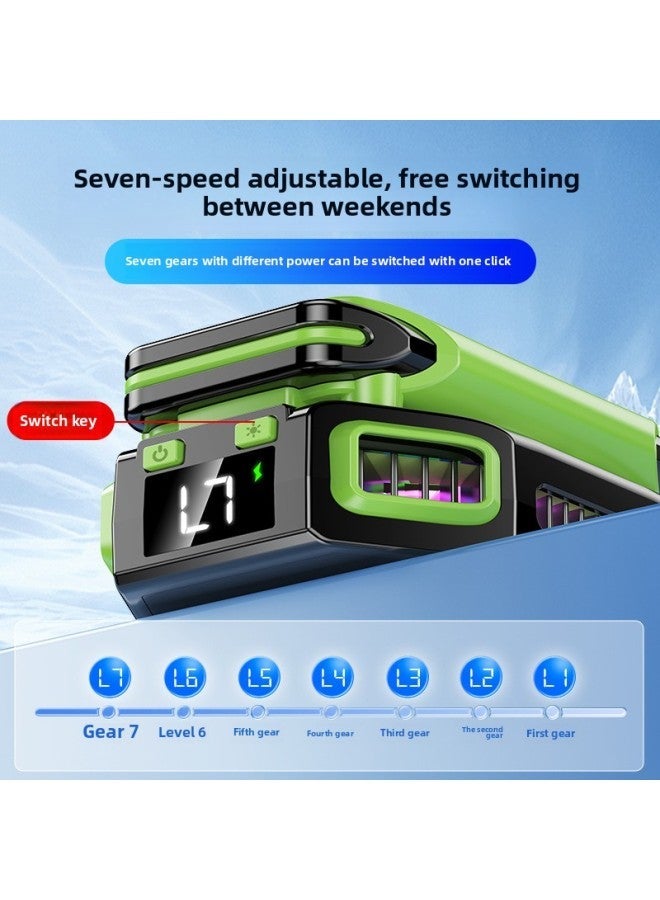 Direct Battery Mobile Phone Semiconductor Radiator Cooling Live Portable Artifact-Color:X111 Host + * 2 Charging Compartment  - Image 4