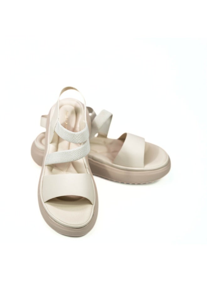 Mon Ami Women’s Platform Comfort Sandals | Lightweight Elastic Strap Walking Sandals | Cushioned Open Toe Casual Footwear | Soft Support Slingback Sandals for Daily Wear Travel Outdoor Use | Modern Comfort Fashion Sandals - Image 4