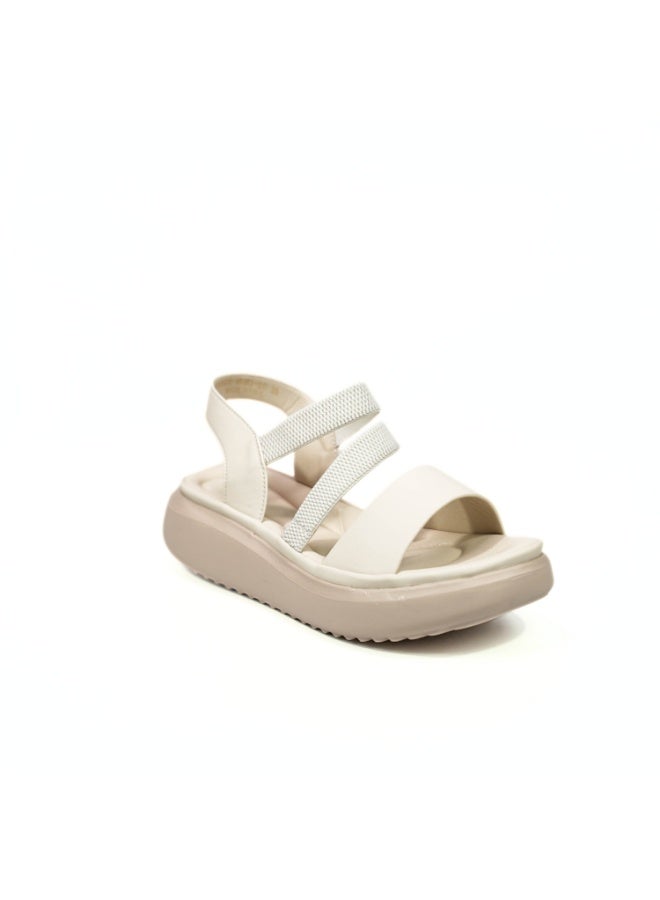 Mon Ami Women’s Platform Comfort Sandals | Lightweight Elastic Strap Walking Sandals | Cushioned Open Toe Casual Footwear | Soft Support Slingback Sandals for Daily Wear Travel Outdoor Use | Modern Comfort Fashion Sandals - Image 2