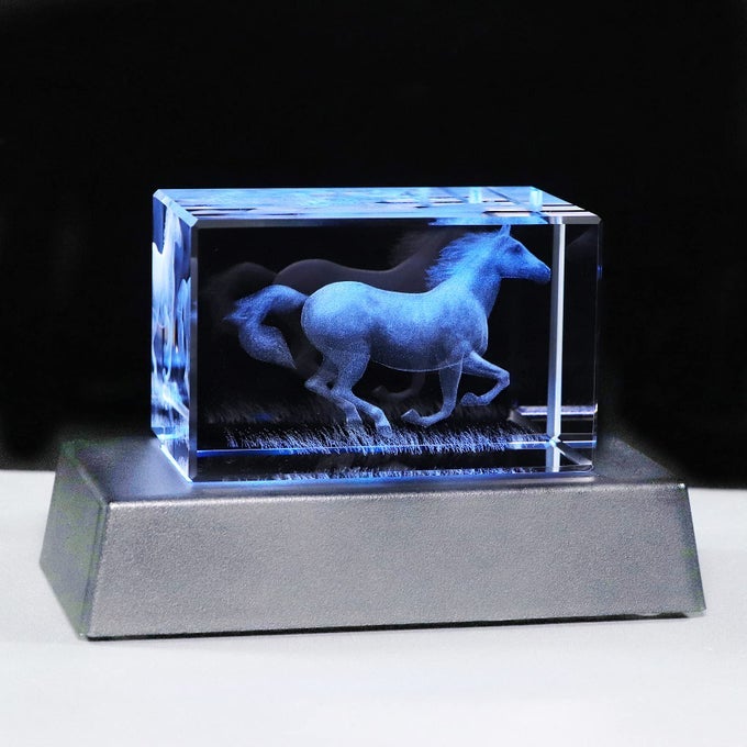 HORSE GIFTS FOR GIRLS WOMEN HORSE LOVERS 3D CRYSTAL HORSE STUFF GLASS FIGURINE DECOR FOR HOME HORSES STATUE GIFT MOTHER DAY BIRTHDAY FOR MOM MOTHER MAMA FROM DAUGHTER SON