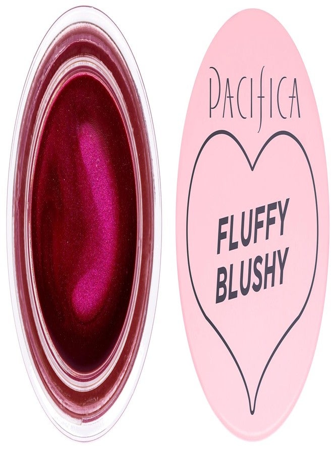 Pacifica Fluffy Blushy Cream Blush - Pink Haze Soft Coral Pink - Face Makeup - Whipped Blendable Blush for Cheeks Dark Pink Hydrating Blusher w/Vegan Collagen Light Airy Texture Sheer Buildable Color - Image 2
