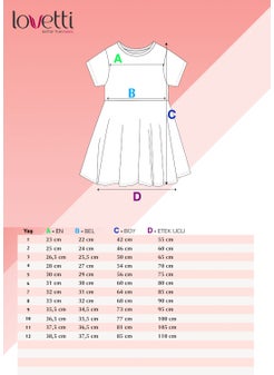 Lovetti Girl's Cartoon Network Pattern Short Sleeve Flared Skirt Dress  - Image 4
