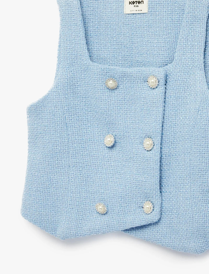 Koton  Tweed Vest for Women | Best Price UAE
