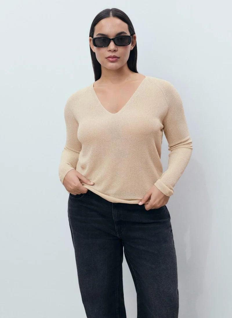 مانجو V-Neck Kling Sweater