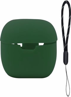 Brain Freezer Brain Freezer Silicone Case Cover with Carabiner Hook Compatible with Anker Soundcore R50i Only (Device Not Included) Dark Green 