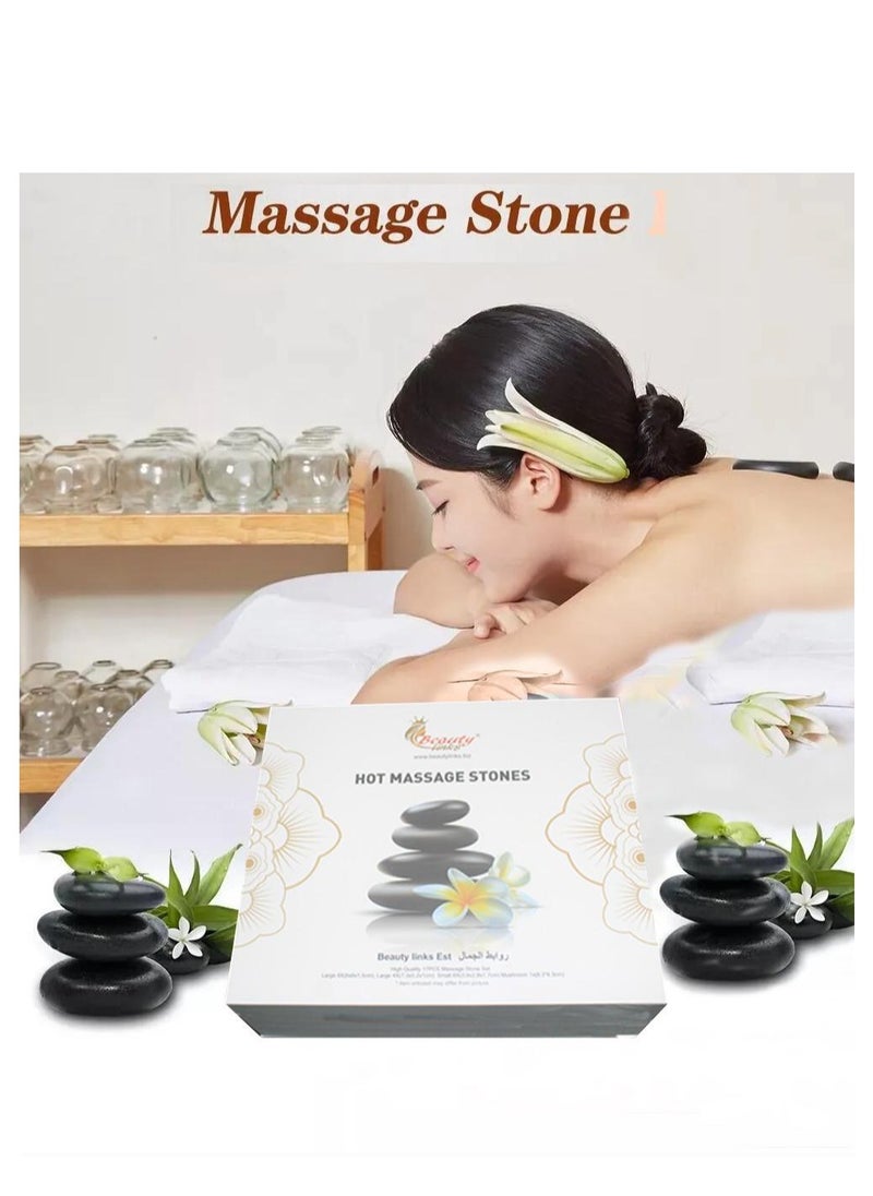 Beauty links massage stones set 17 piece with mushroom shape  - Image 3