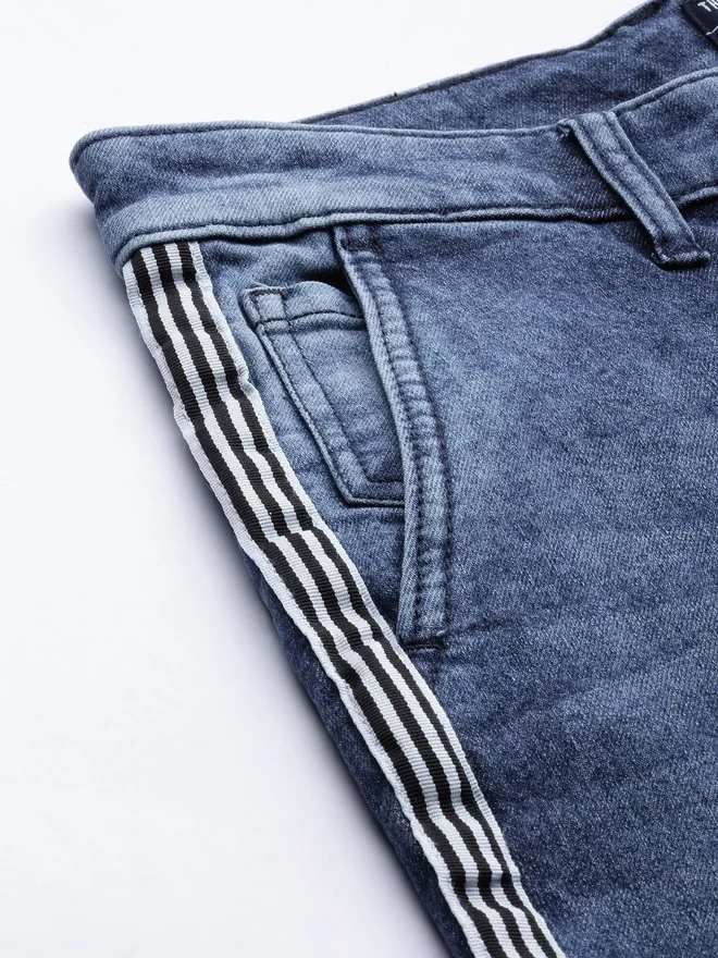 The Indian Garage Co  Men Slim Fit Solid Jeans for Men | Best Price UAE