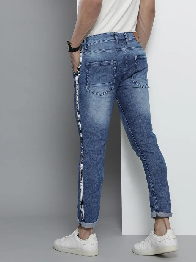 The Indian Garage Co  Men Slim Fit Solid Jeans for Men | Best Price UAE