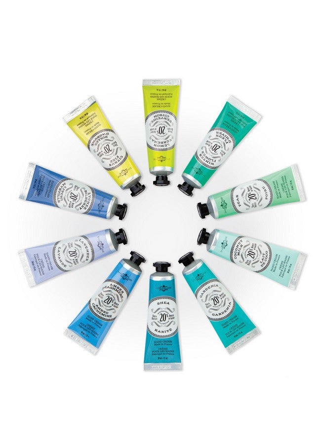 لا شاتلين كريم اليد بزبدة الشيا بنسبة 20%، بحجم مناسب للسفر، زيت أرجان عضوي، مرطب، مغذي، مرمم، لوشن يد غني للغاية، صنع في فرنسا، خالٍ من البارابين، 1 أونصة / 30 مل (حليب جوز الهند) - Image 3