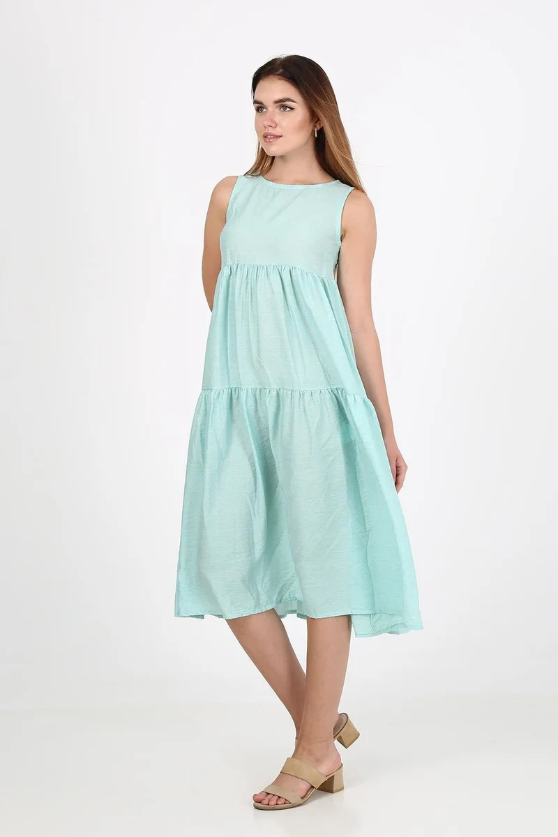 الكسندر جاردي Tiered Dress with Bow Back (B21-44600)