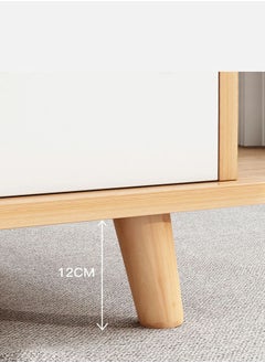 keke Multifunctional Coffee Table Brown table with Big Draw  - Image 4