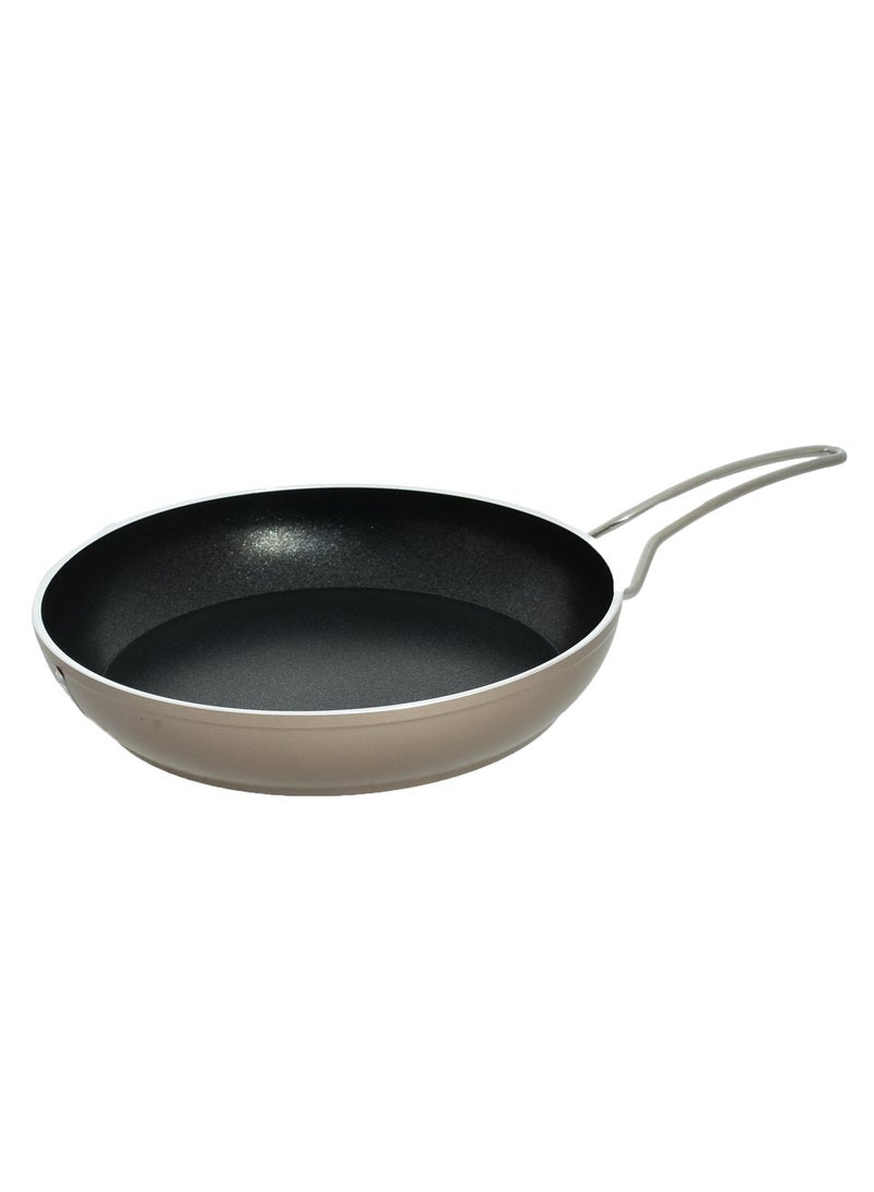 lines 19 Piece Lines Turkish Granite Cookware Set – Pots 18/20/24/28 CM + Fry Pan 28 CM + Wok 28 CM + Saucepan 16 CM + 34.5 CM Oven Tray + 4 Coffee Pots with Stand – Stainless Steel Lid – 7 Colors schafer coffee color - Image 5
