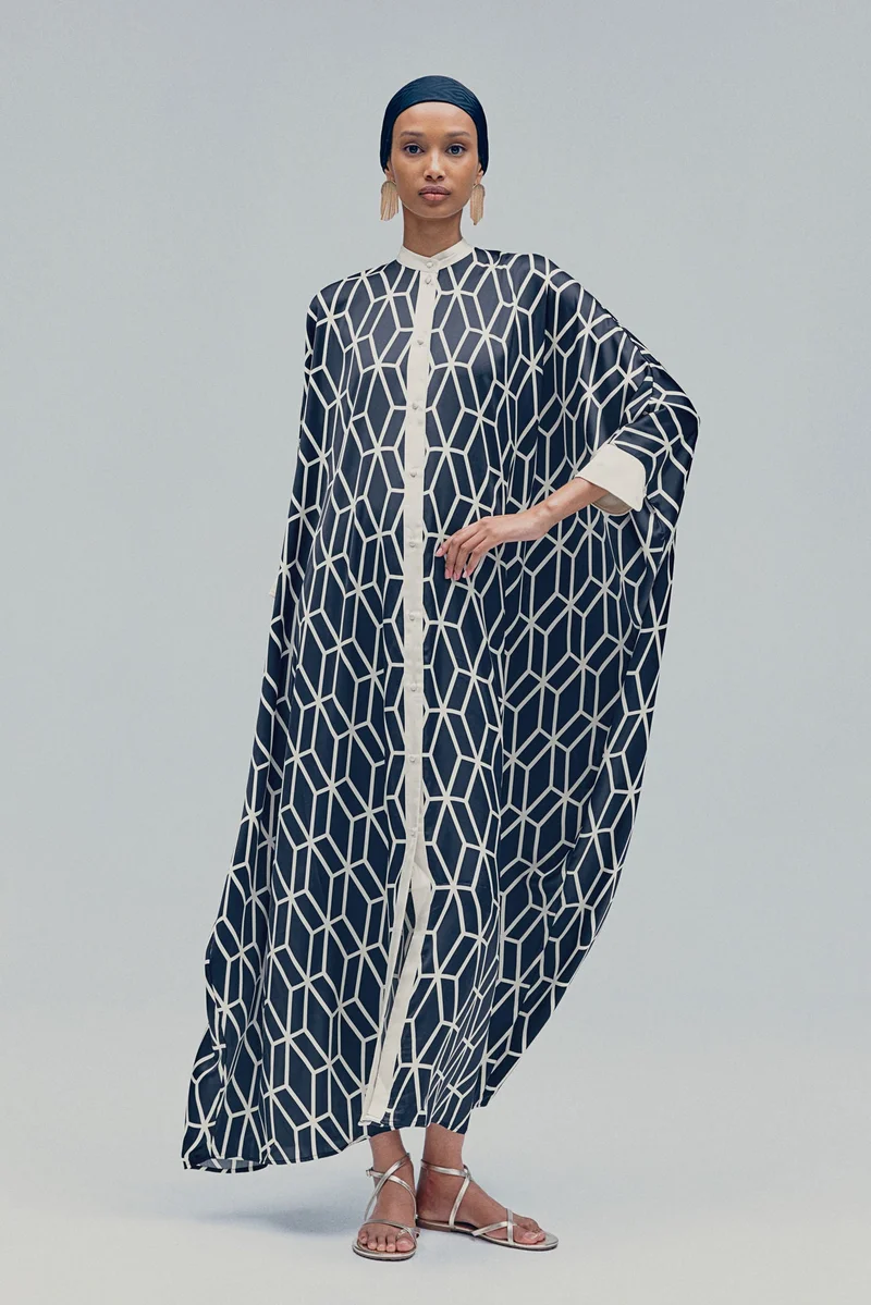 H&M Button-front kaftan dress