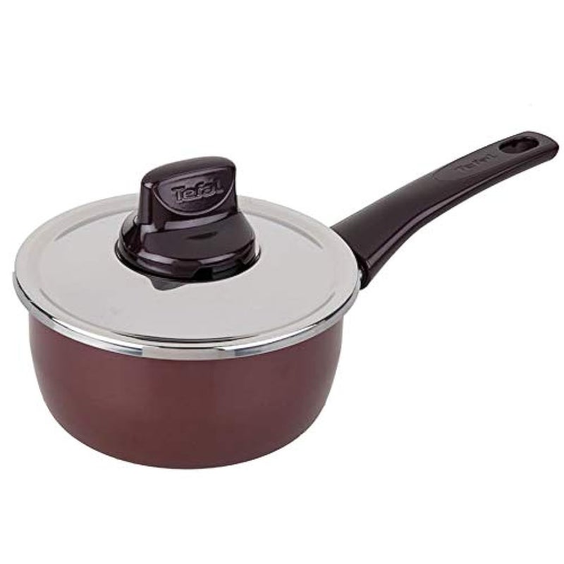 Tefal Pleasure Saucepan With Lid, Red, 16 cm, D5052252