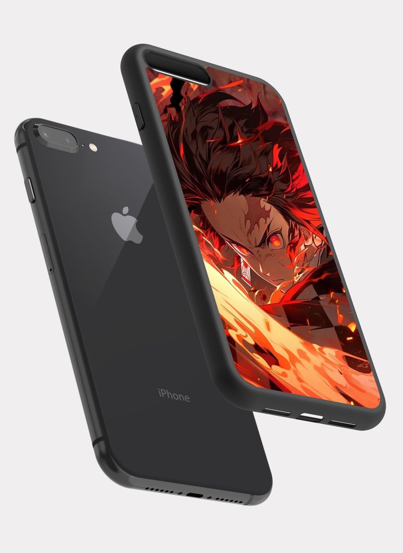 PXLAAT iPhone 8 Plus case cover  Slayer Kimetsu No Tanjiro - Image 2