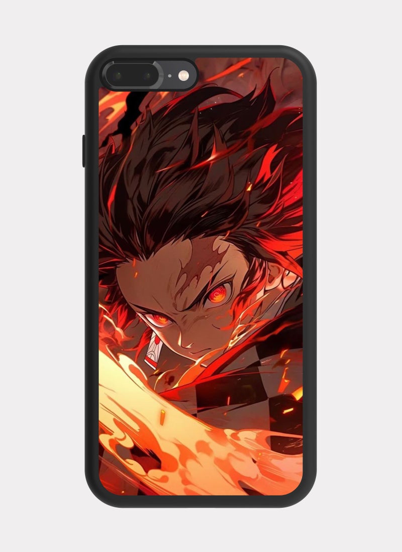 PXLAAT iPhone 8 Plus case cover  Slayer Kimetsu No Tanjiro - Image 1