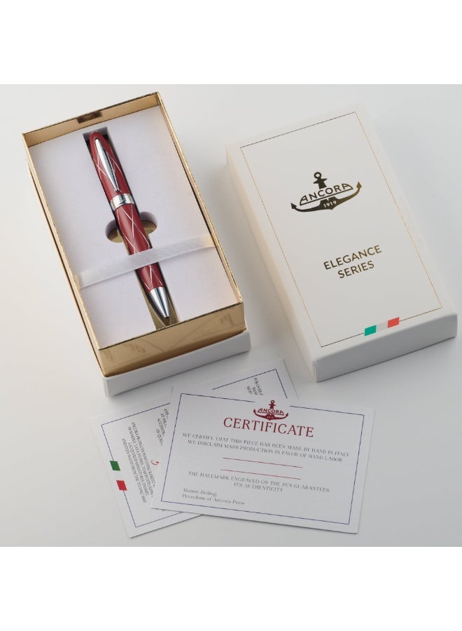 أنكورا قلم تشيسترفيلد روسو رولربول ١٩١٩ – أحمر – مع علبة هدية - Image 1