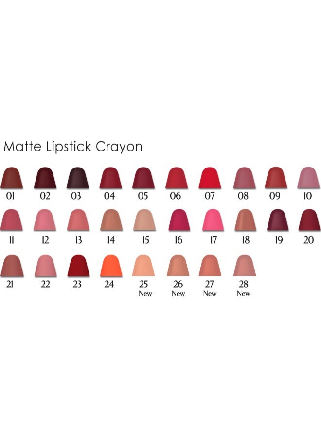 Golden Rose Golden Rose Matte Lipstick Crayon - NO.03 - Image 3