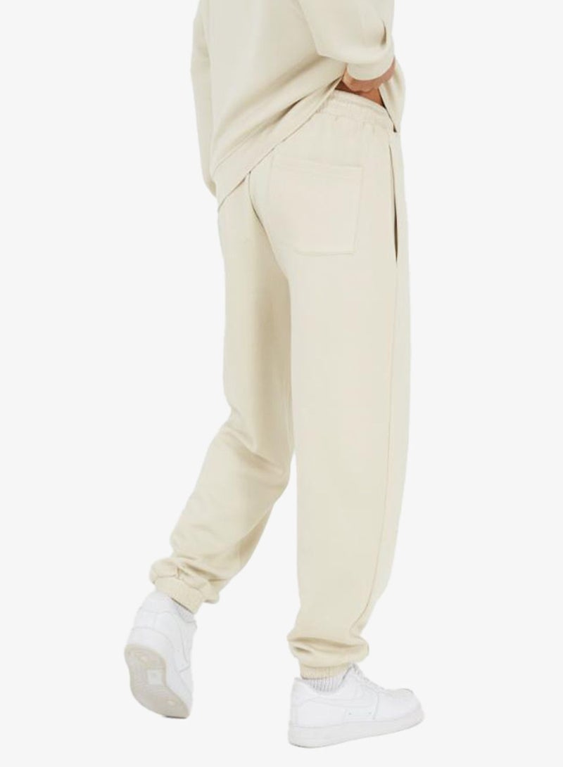 BRAVE SOUL MENS RELAXED FIT JOG PANT WITH SHOELACE DRAWCORD AND CLEAR PLASTIC AGLET ENDS. 2X FRONT BODY SIDE ENTRY POCKETS. - Image 2