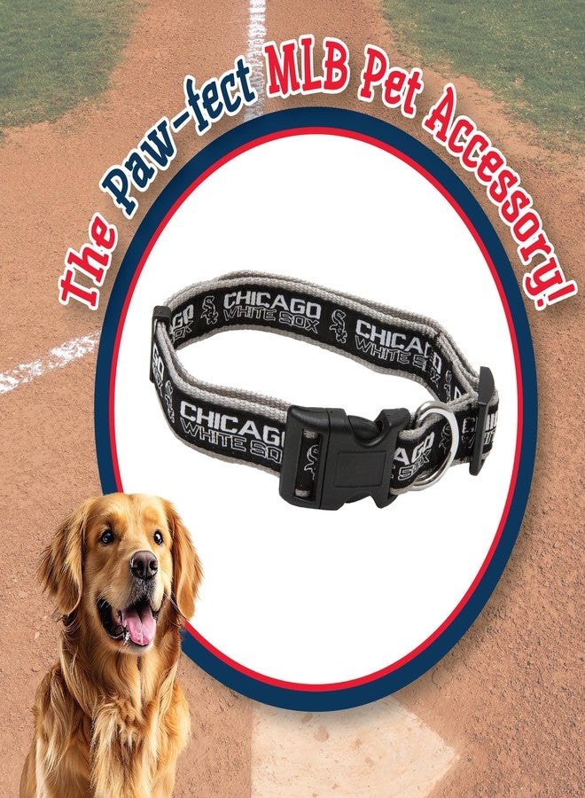 بتس فيرست طوق كلاب Pets First MLB. - متوفر بـ 29 فريق بيسبول بأربعة مقاسات. طوق متين وقوي للحيوانات الأليفة. - طوق مرخص من MLB للحيوانات الأليفة. (WSX-3036-MD) - Image 4