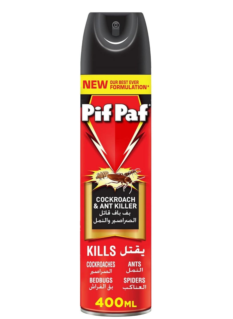 Pif Paf Cockroach & Ant Killer Spray 400 ML  - Image 1