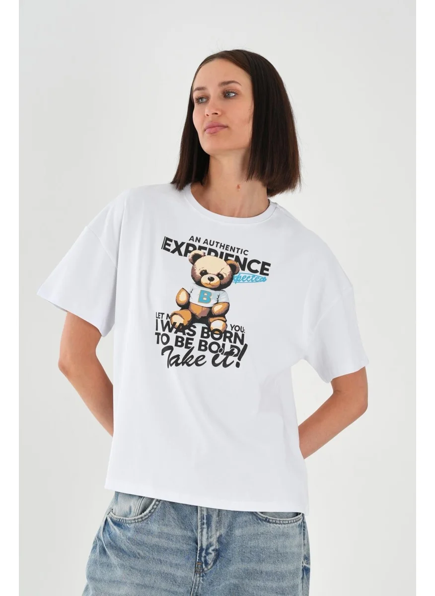 الكسندر جاردي Alexandergardi Printed Crew Neck Women's T-Shirt