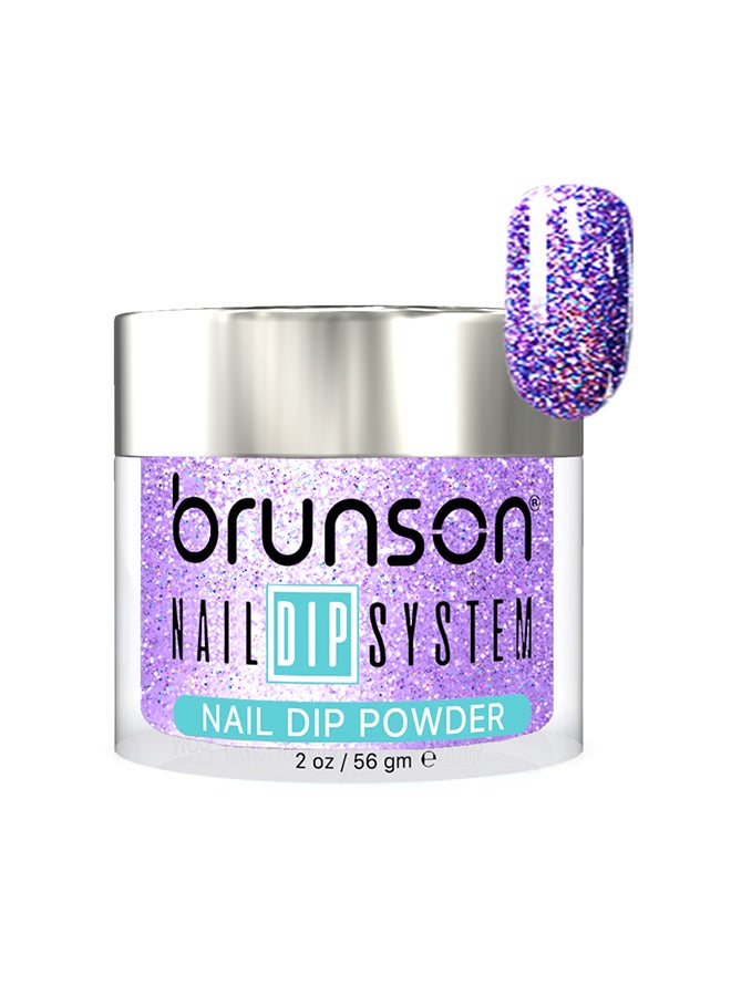 brunson بودرة أظافر ديف آند باف نظام لون 56 جرام، مجموعة فن الأظافر الفرنسية للمبتدئين، صالون مانيكير افعلها بنفسك في المنزل، خالية من الروائح وطويلة الأمد، لا تحتاج إلى مصباح curing BDG016