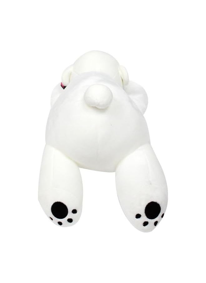 The Bros Eng Hug Pillow -Bear - 17.32In - 44Cm White  - Image 3