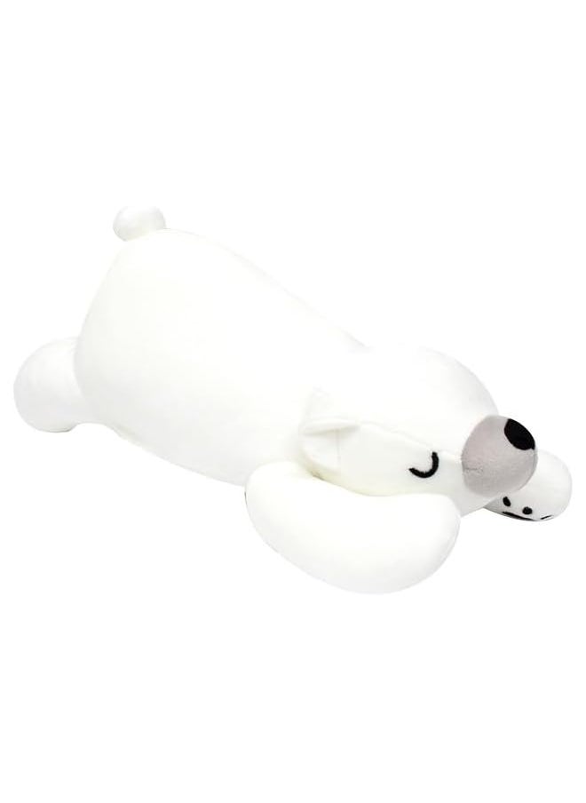 The Bros Eng Hug Pillow -Bear - 17.32In - 44Cm White  - Image 2