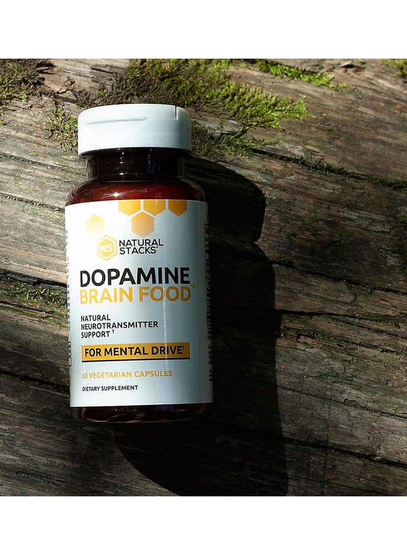 ناتشورال ستاكس الدوبامين غذاء الدماغ، 60 كبسولة نباتية - Image 5