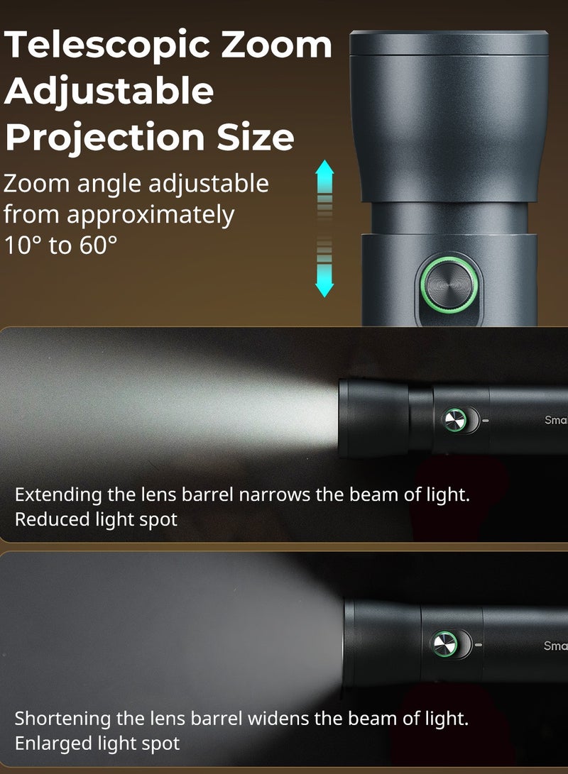 SMALLRIG LED Video Light, Portable Focusable Photography Light, Aluminum Alloy Rechargeable Adjustable Multicolor Video Light For Weddings, Live Streaming ,video Take, (1pc, Black) - Image 4