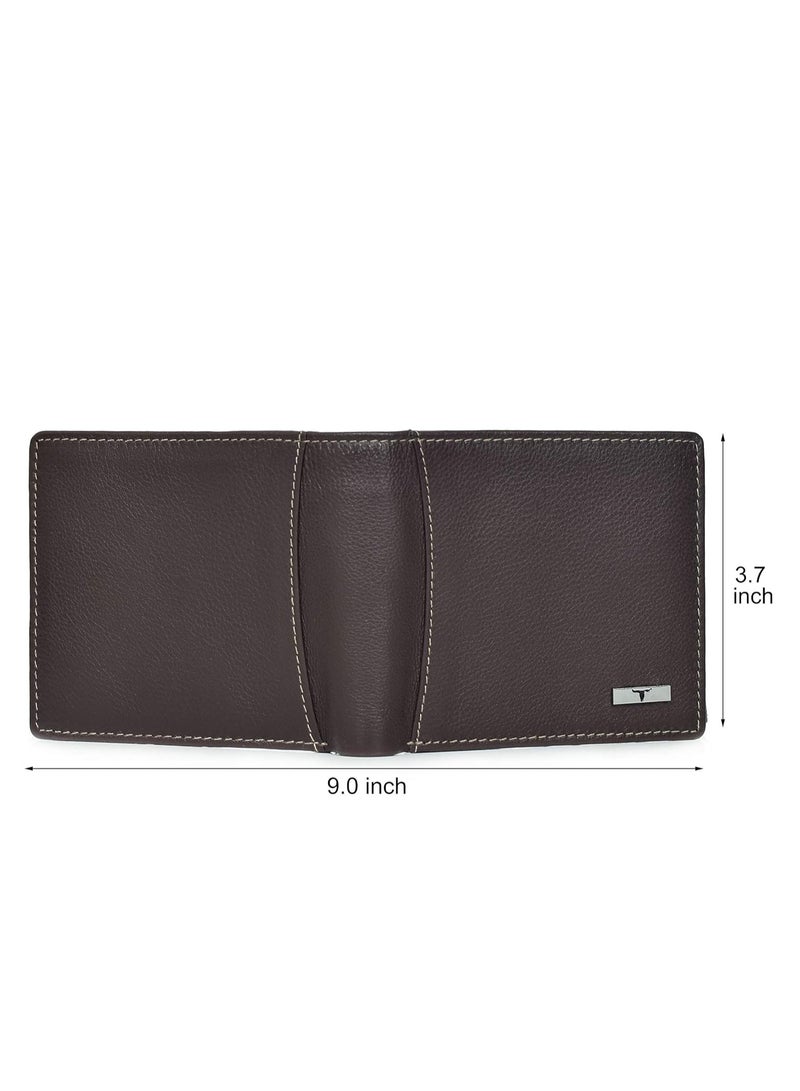 URBAN FOREST Oliver Dark Brown Leather Wallet for Men - Image 5