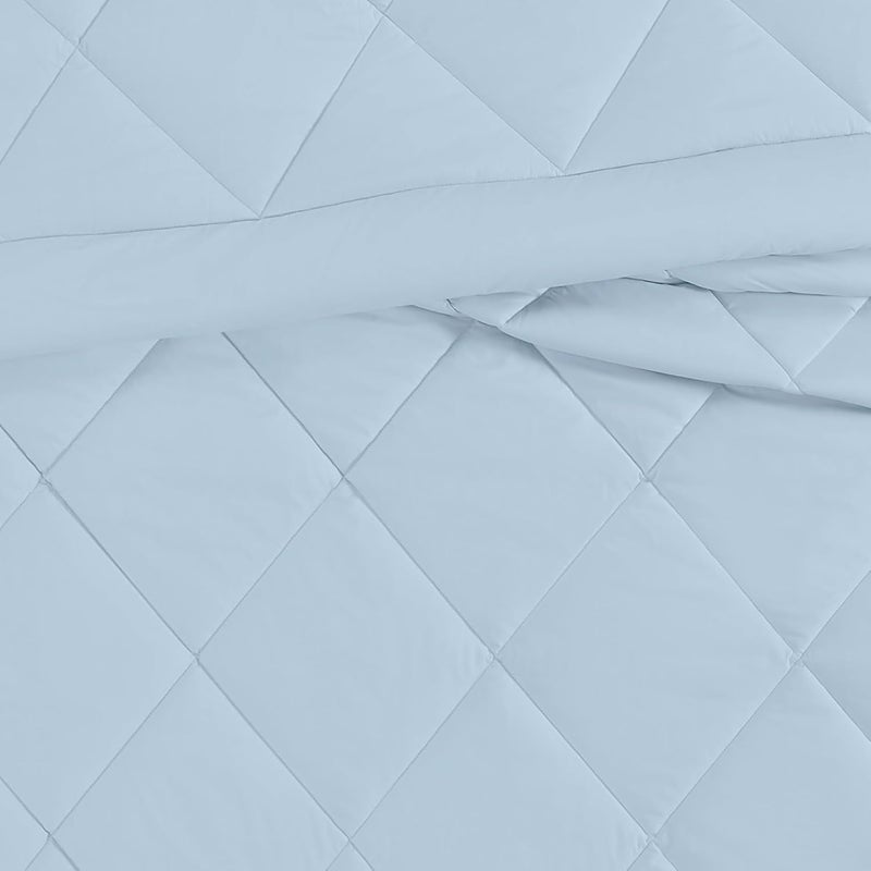 Cannon طقم لحاف كانون صلب بيركال أزرق فاتح 3 قطع بحجم كامل/ملكة - Image 2