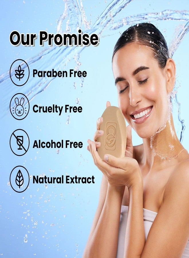 CO LUXURY Snail Mucin Extract | Glutathione & Kojic Acid Soap | Ghar Ka Soap | Skin Hydrates & Reduce Dark Spots | Skin Brightening Soap with 24k Gold Dust | Soaps for Bath - Pack of 4 - Image 5