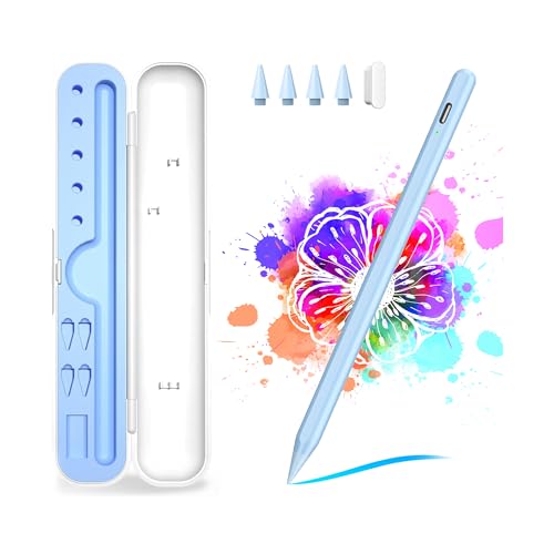 FUWANG Stylus Pen for iPad A16/10th/9th Generation, 10Mins Fast Charge for Apple Pencil&iPad Pen, Compatible with iPad A16/10th/9th/8th/7th/6th/Pro 13''11''M4/12.9 inch/Air 11'' 13'' M3/M2/Mini 6/5, P