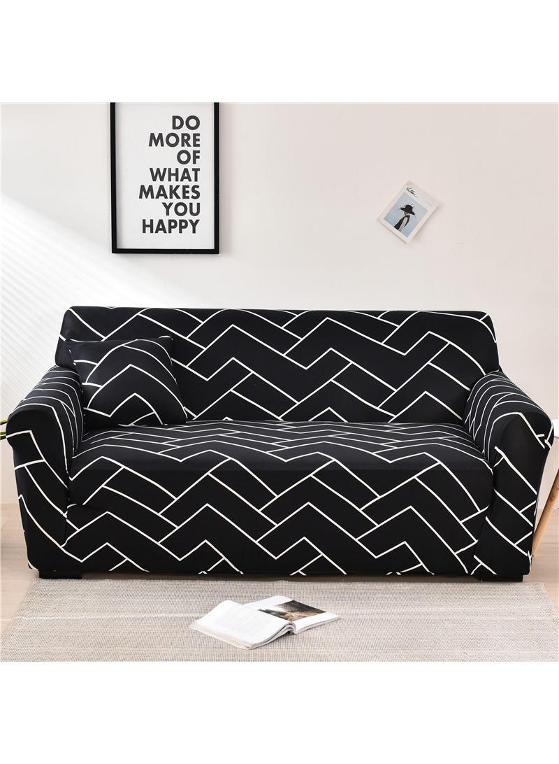 Full pack elastic anti slip sofa cover for four person sofa 235-300cm
