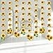 Herdear 9 Pcs Sunflower Garlands Decorations Summer Sunflower Paper Banners Yellow Flower Hanging Cutouts Streamers for Baby Shower Birthday Wedding Holiday Bee Themed Party Decor - Image 3
