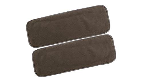 Alya 5 Layers Black Microfiber Charcoal Bamboo Inserts Liners Wetfree Reusable Washable Adjustable Cotton Diaper (BLACK;PACK OF 4) - Image 3