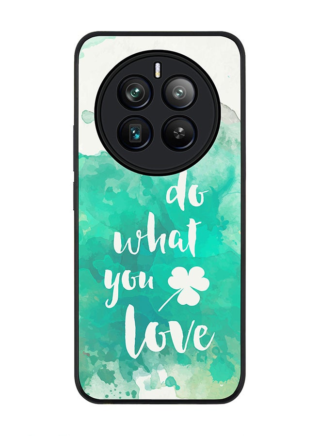 Stylizedd حافظة سوداء متينة لهاتف Realme 12 Pro / Realme 12 Pro Plus 5G، حافظة مرنة رقيقة من TPU جل - افعل ما تحب - Image 1