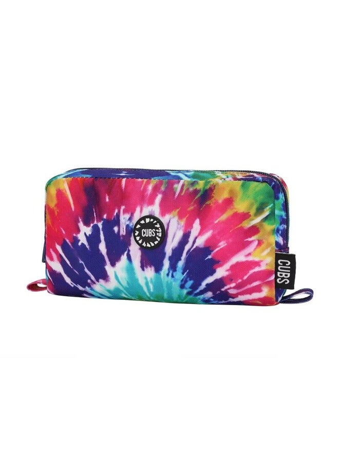 CUBS Tie Dyed Waterproof Pencil Case Pouch With Zip Closure - Image 2